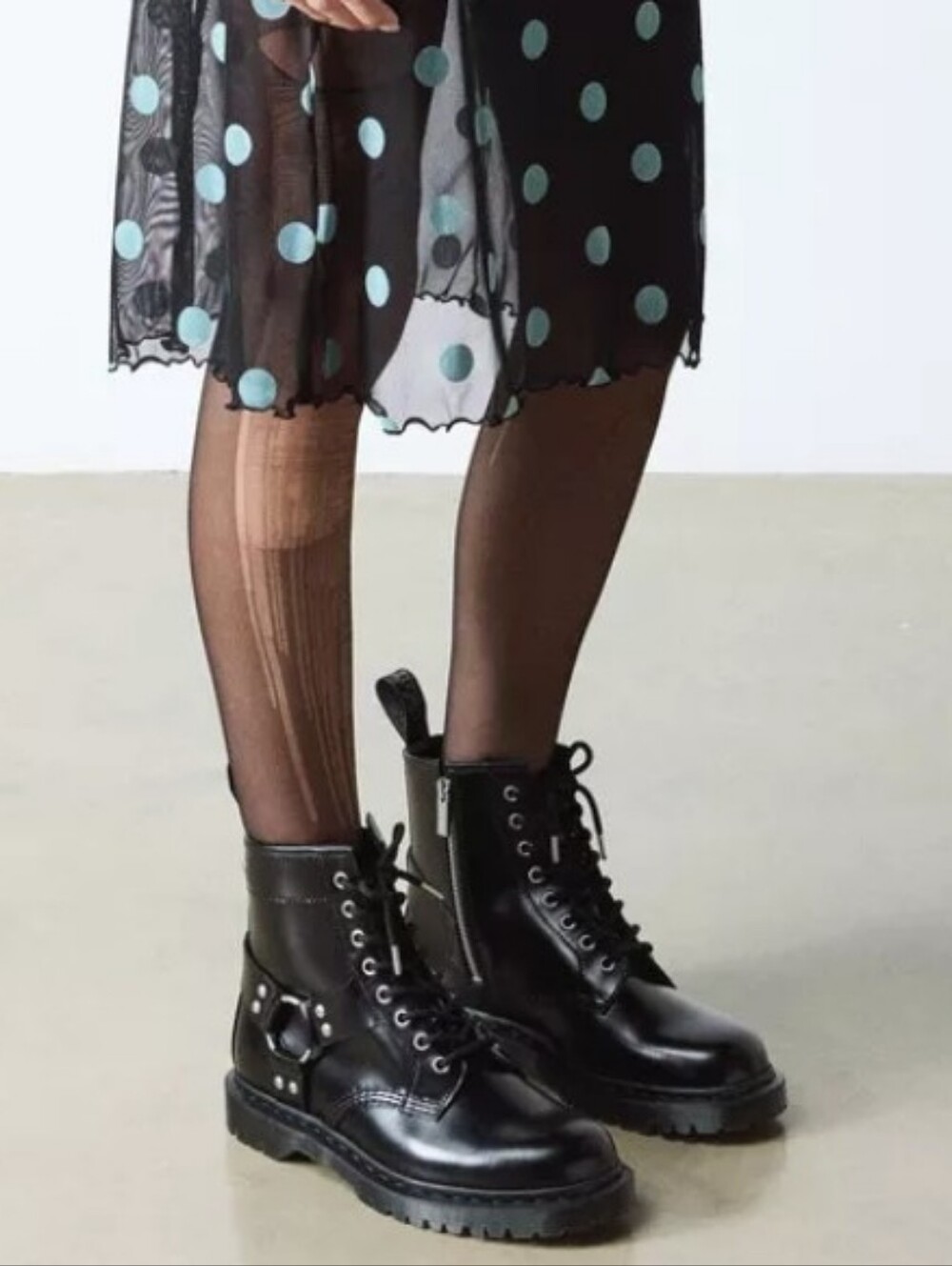 Dr. Martens 1460 Harness Leather Lace Up Boots